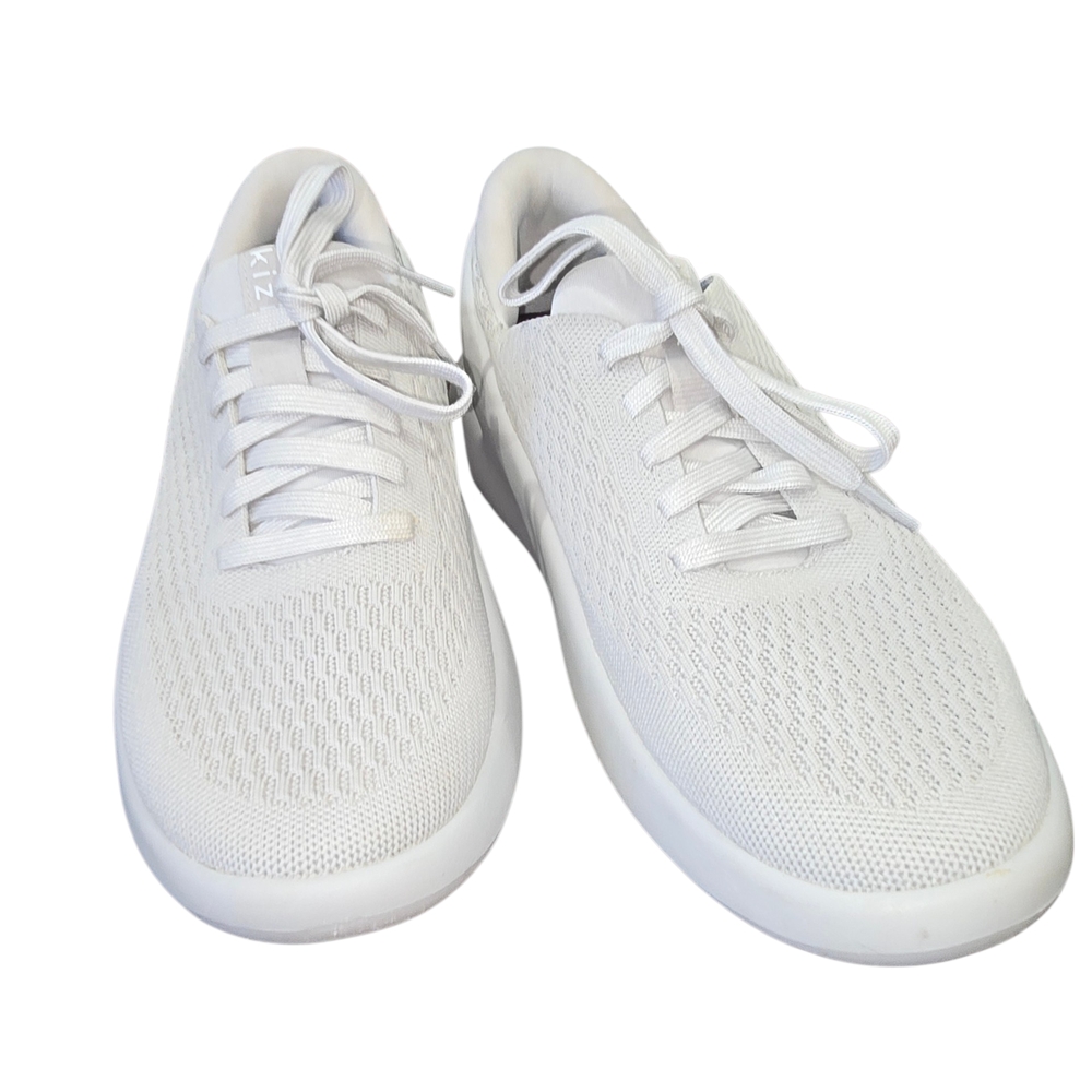 Men's White Knit Sneakers
